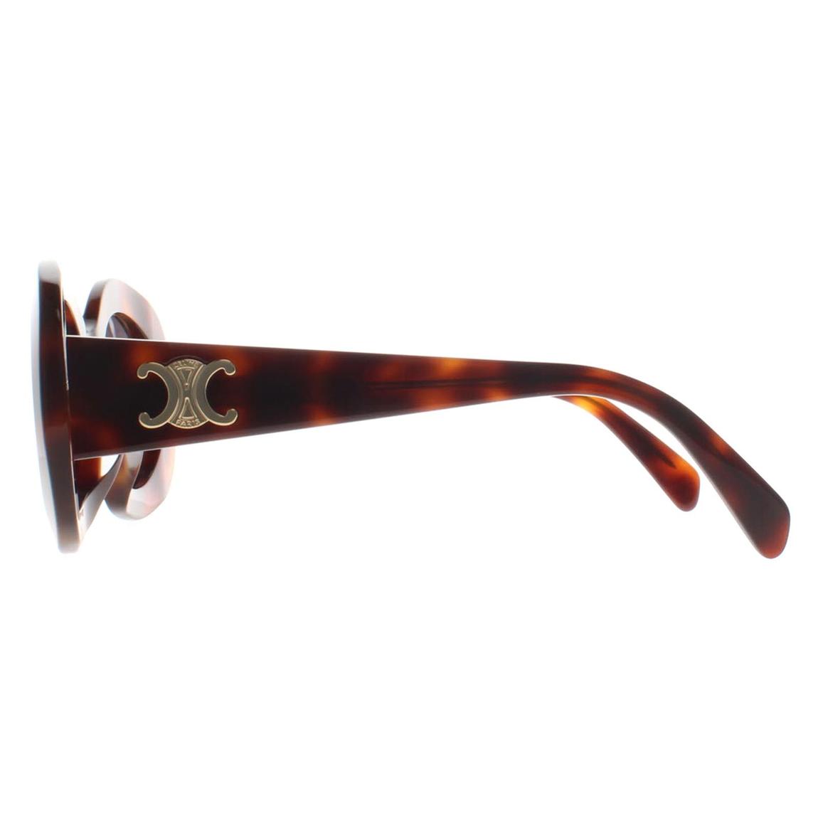 Celine Sunglasses Triomphe CL40292U 53A Blonde Havana Smoke Grey main product photo