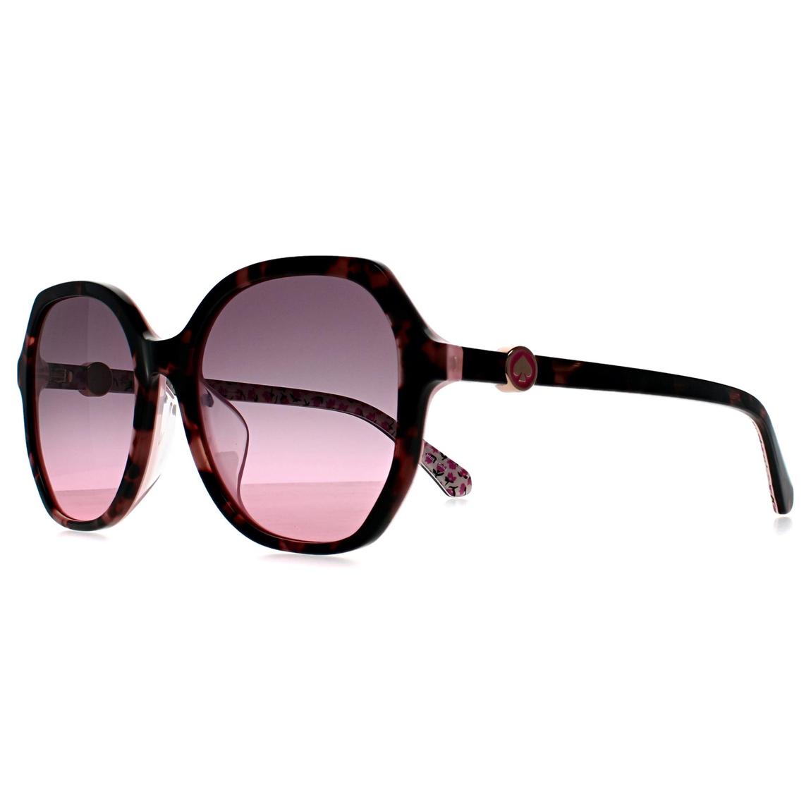 Kate Spade Sunglasses Lourdes/F/S HT8 FF Pink Havana Violet Pink Gradient main product photo