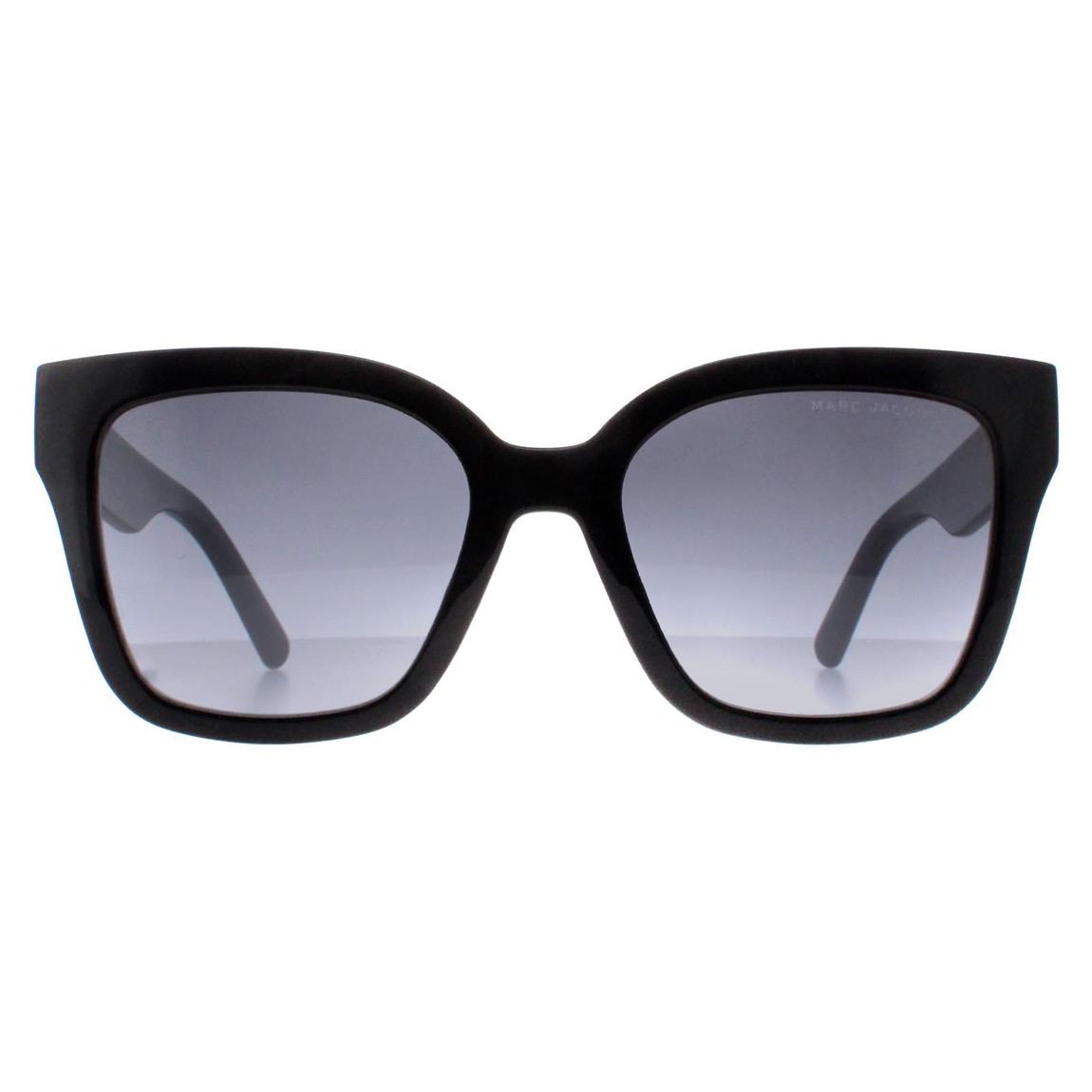 Marc Jacobs Sunglasses MARC 658/S 807 9O Shiny Black Dark Grey Gradient main product photo