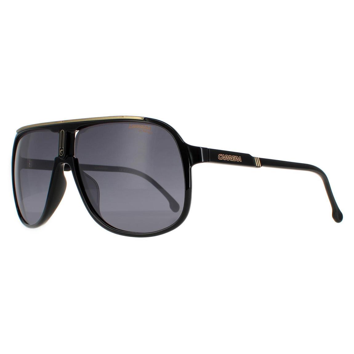 Carrera Sunglasses 1047/S 2M2 9O Black Gold Dark Grey Gradient main product photo