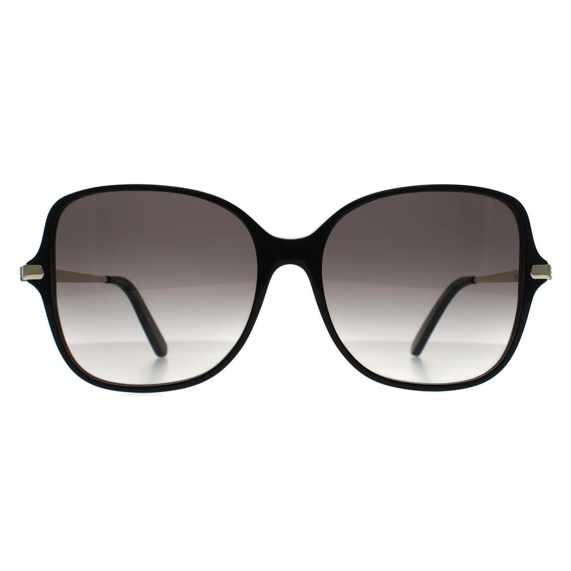 Salvatore Ferragamo Sunglasses SF990SR 001 Black Grey Gradient main product photo