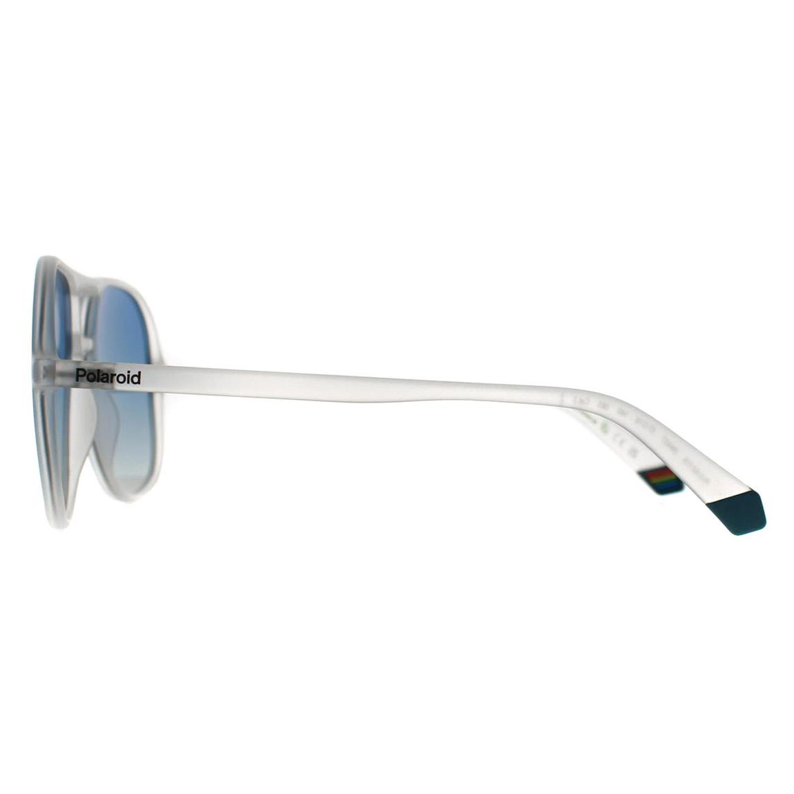Polaroid Sunglasses PLD 6217/S 2M4 Z7 Matte Crystal Blue Gradient Polarized main product photo