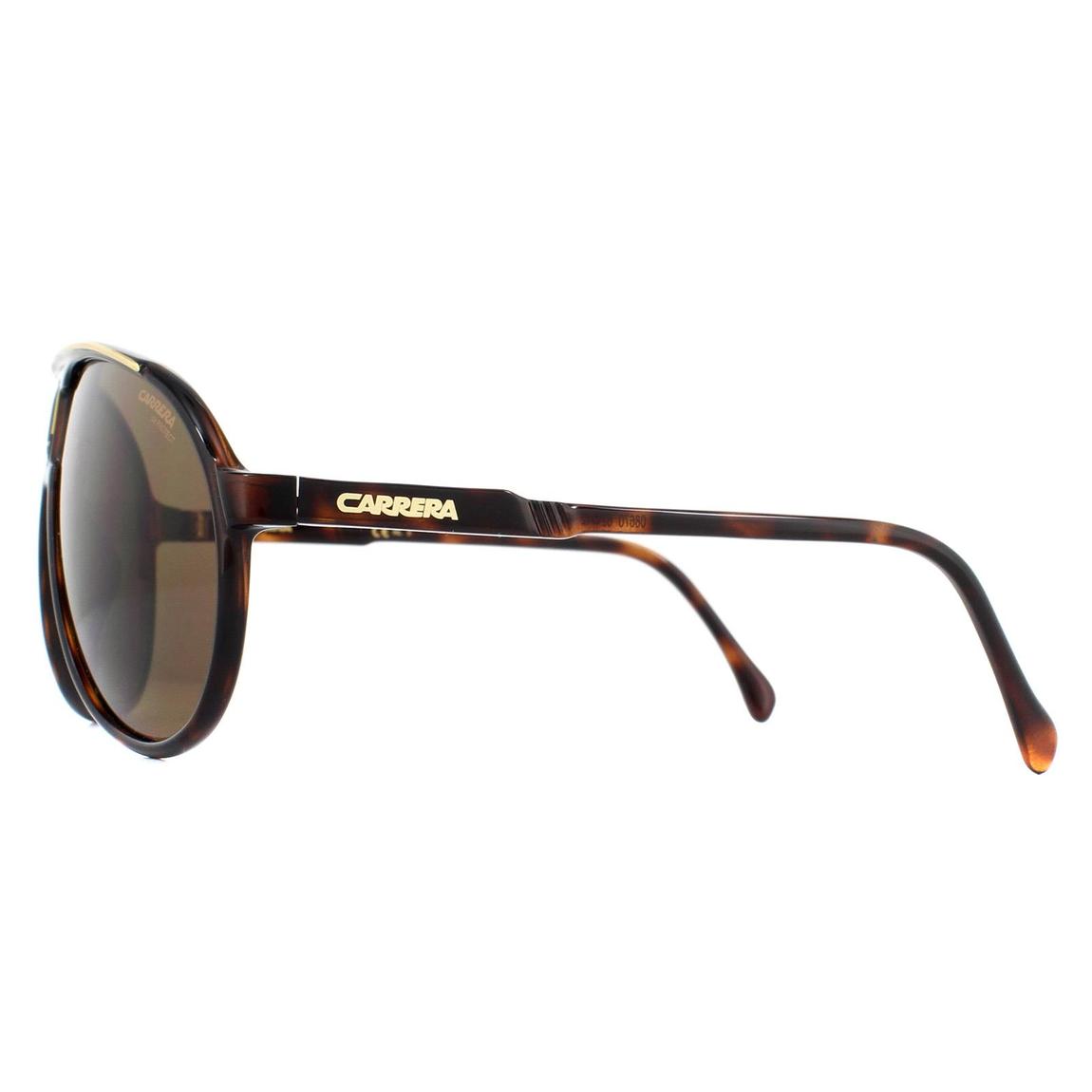 Carrera Sunglasses Champion 086 70 Dark Havana Brown main product photo