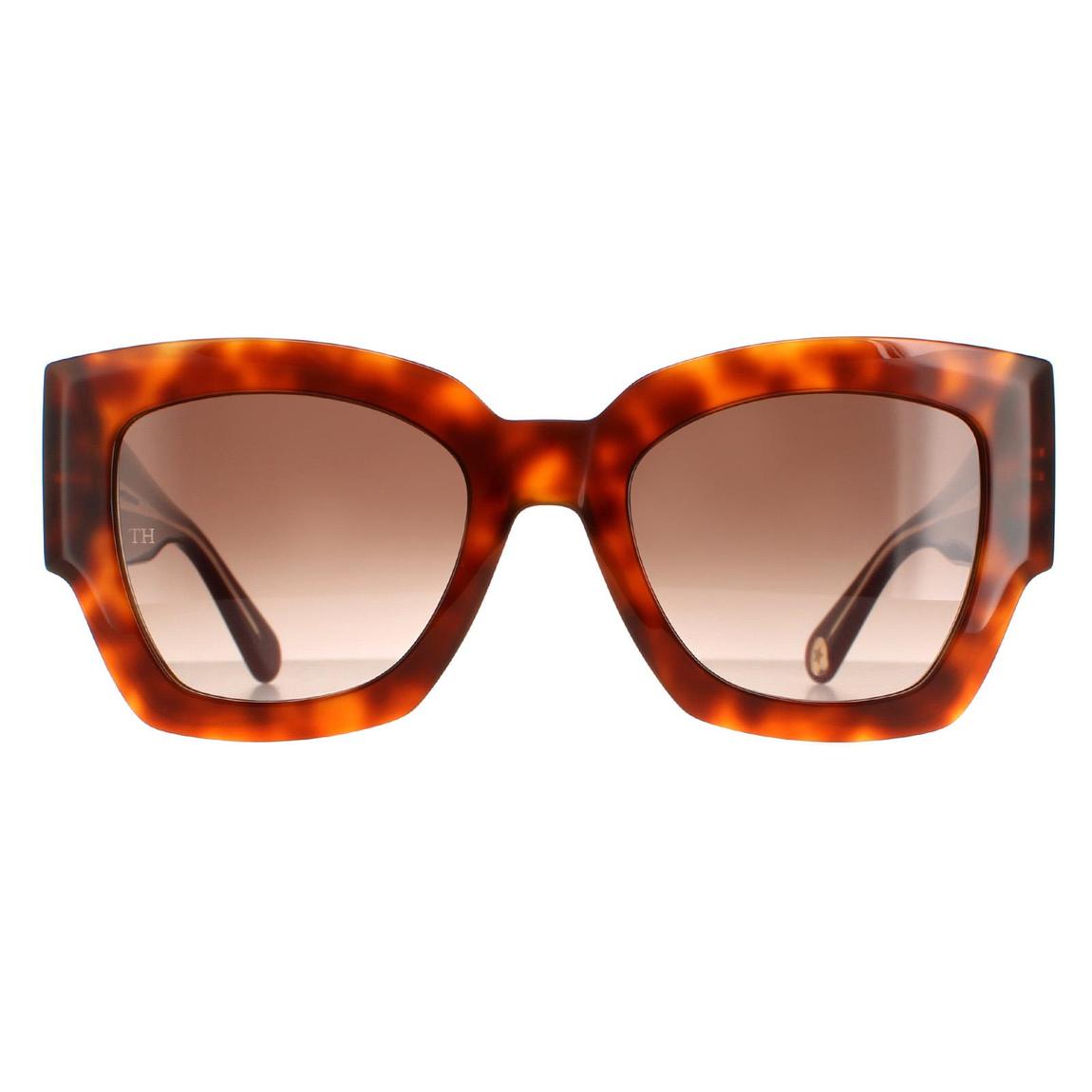Tommy Hilfiger Sunglasses TH 1862/S C9B HA Havana Honey Brown Gradient main product photo