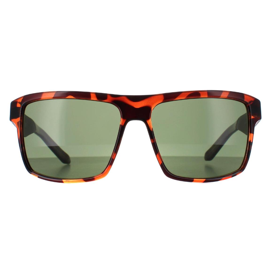 Dragon Sunglasses Space 41053-246 Shiny Dark Tortoise G15 Green main product photo