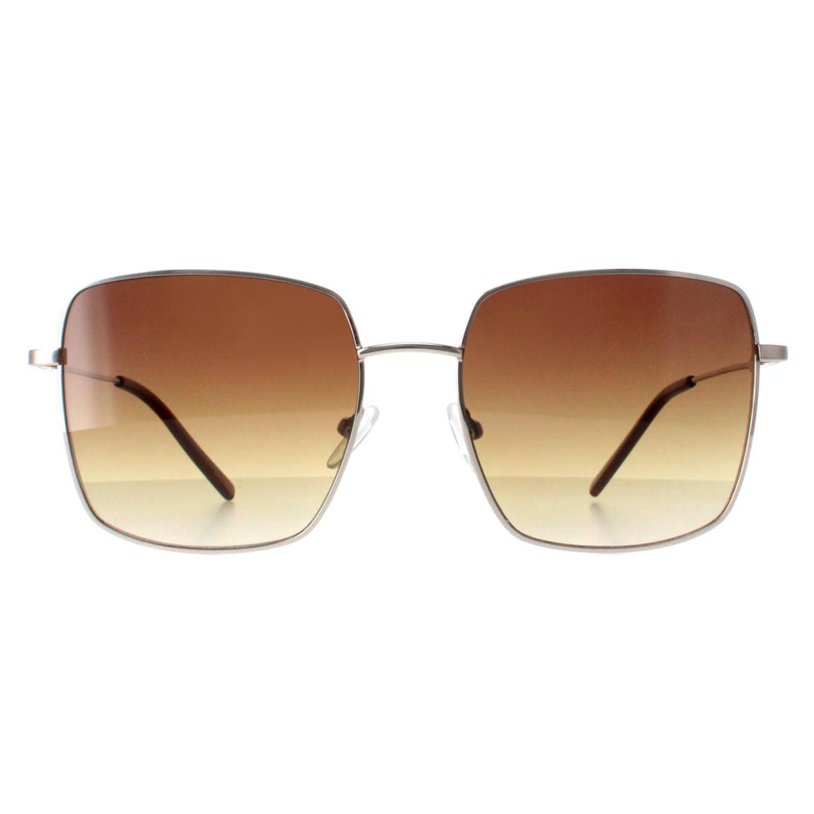 Calvin Klein Sunglasses CK22121S 714 Gold Brown Gradient main product photo