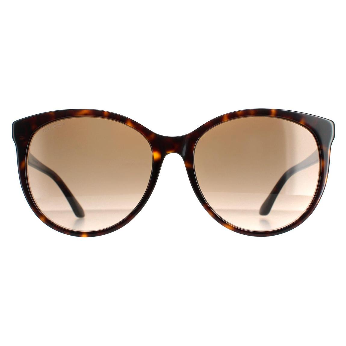 Gucci Sunglasses GG0729SA 002 Havana Brown Gradient main product photo