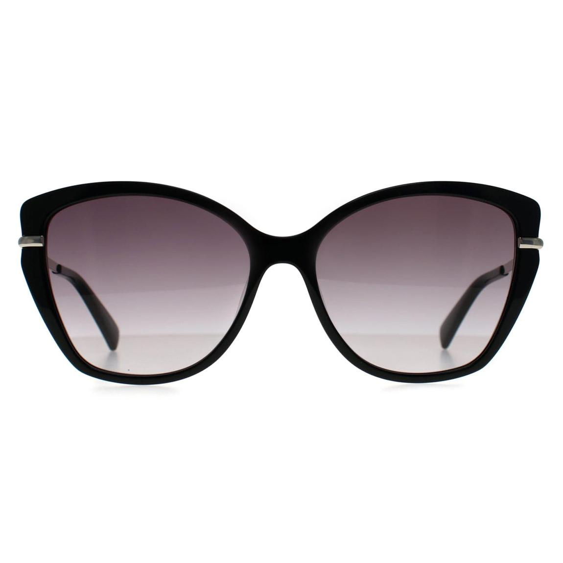 Longchamp Sunglasses LO627S 001 Black Grey Gradient main product photo