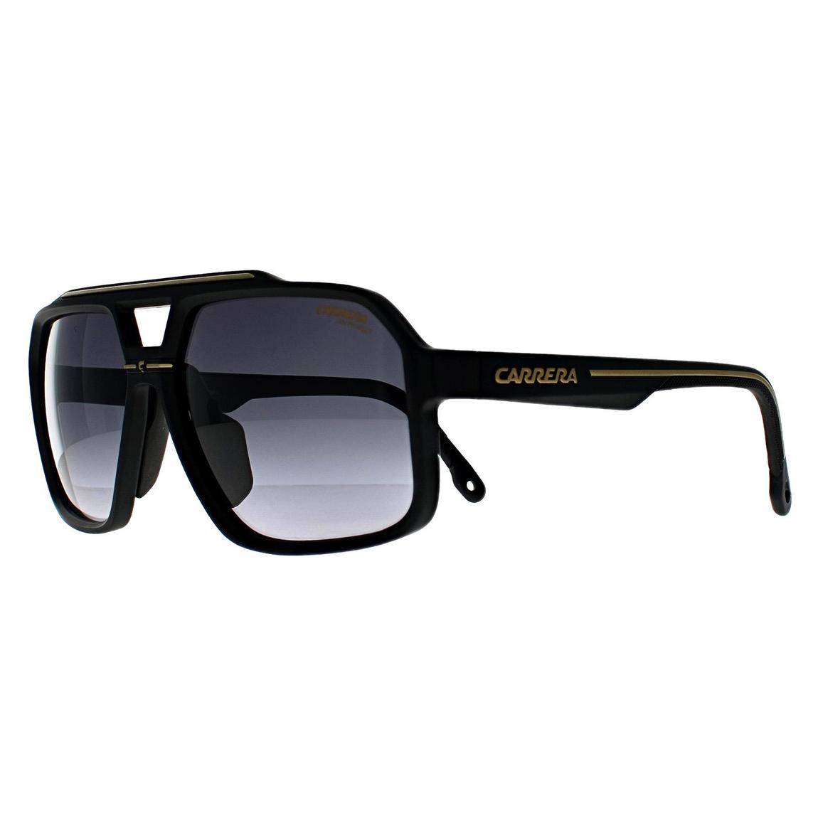 Carrera Sunglasses C Sport 03/S I46 9O Matte Black Gold Dark Grey Gradient main product photo