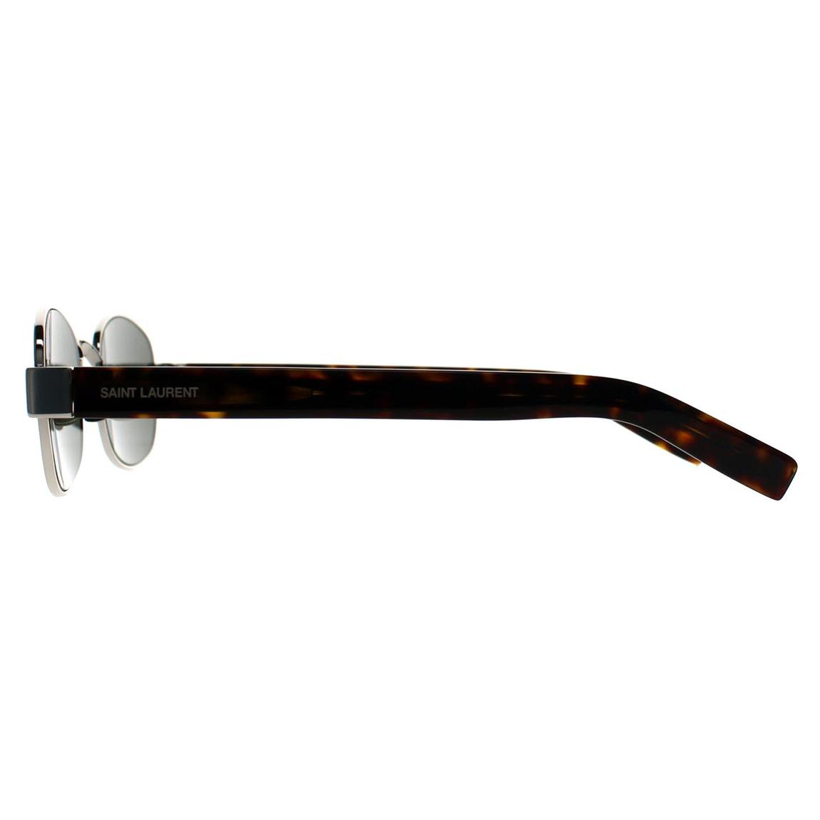 Saint Laurent Sunglasses SL 706 002 Silver Havana Grey main product photo