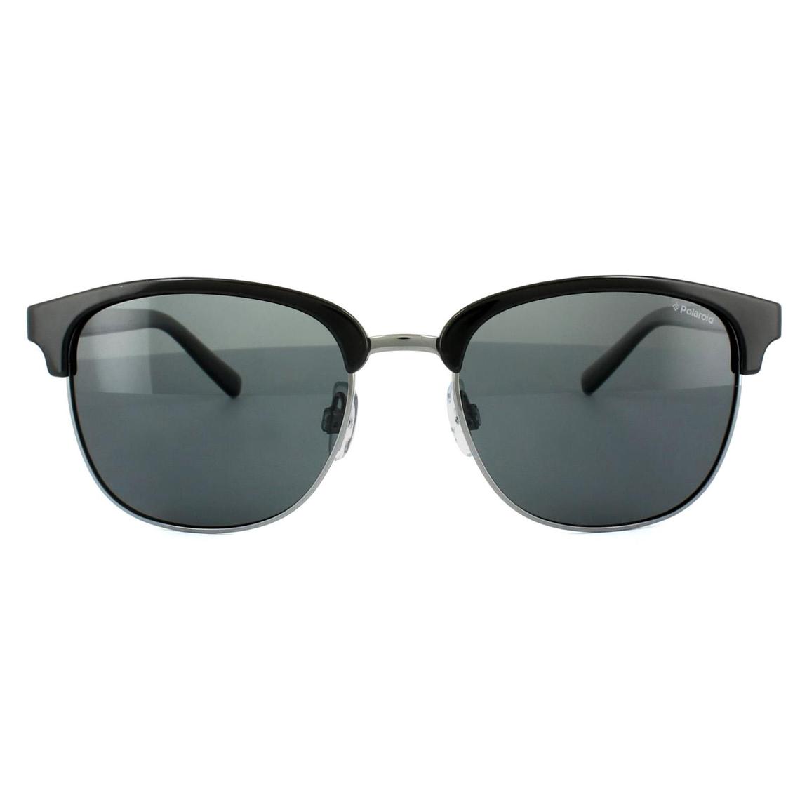 Polaroid Sunglasses 1012/S CVL Y2 Dark Ruthenium Grey Grey Polarized main product photo
