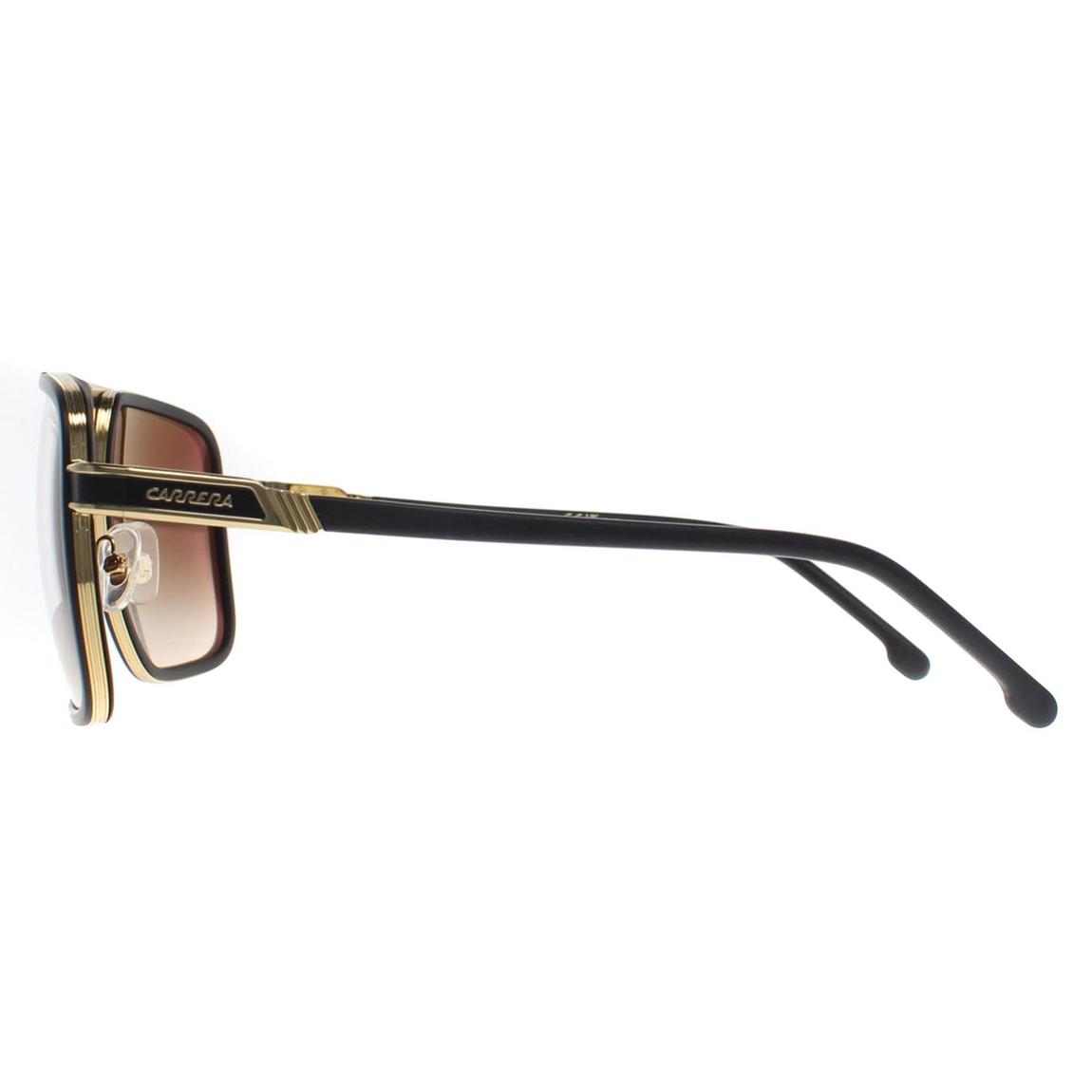 Carrera Sunglasses Carrera 1071/S I46 86 Black Gold Brown Gradient main product photo