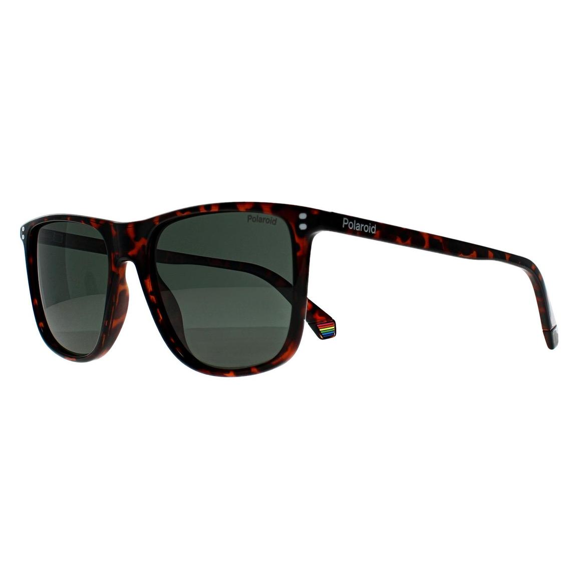 Polaroid Sunglasses PLD 6232/S 086 UC Havana Green Polarized main product photo