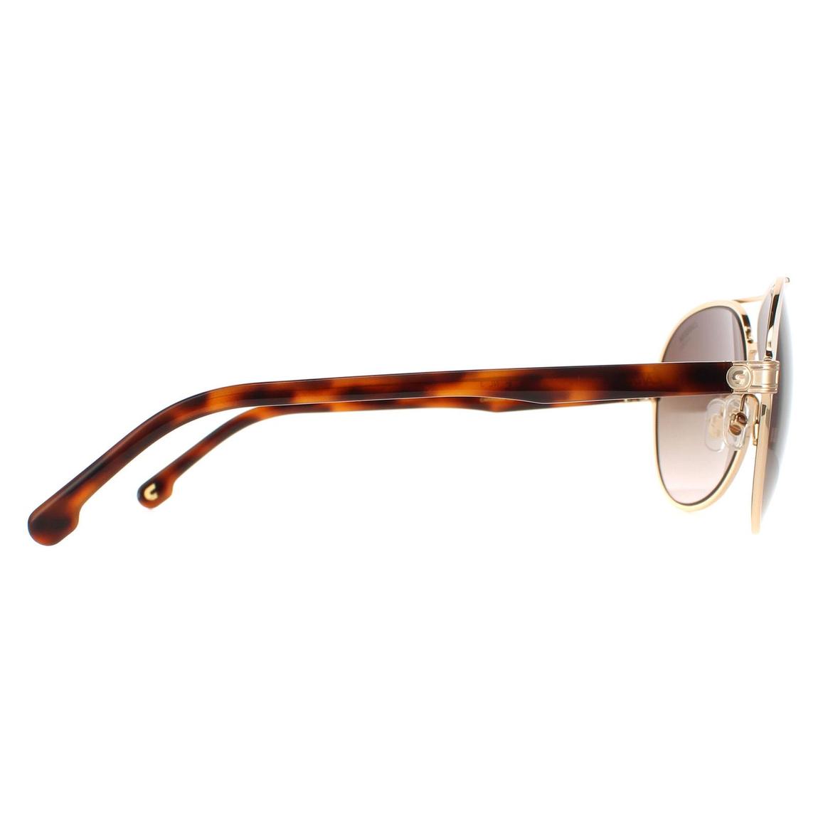 Carrera Sunglasses 1051/S Y3R HA Gold Ivory Havana Brown Gradient main product photo