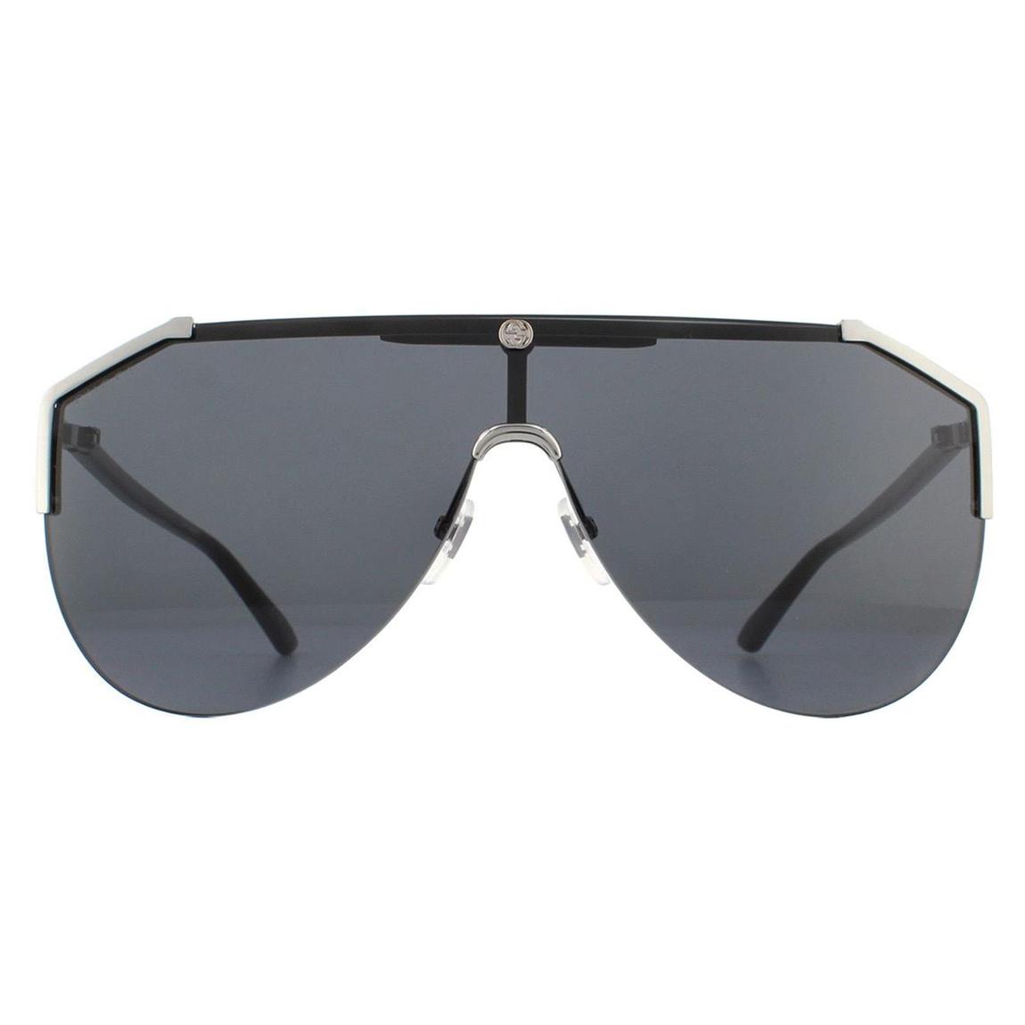 Gucci Sunglasses GG0584S 001 Ruthenium and Black Grey main product photo