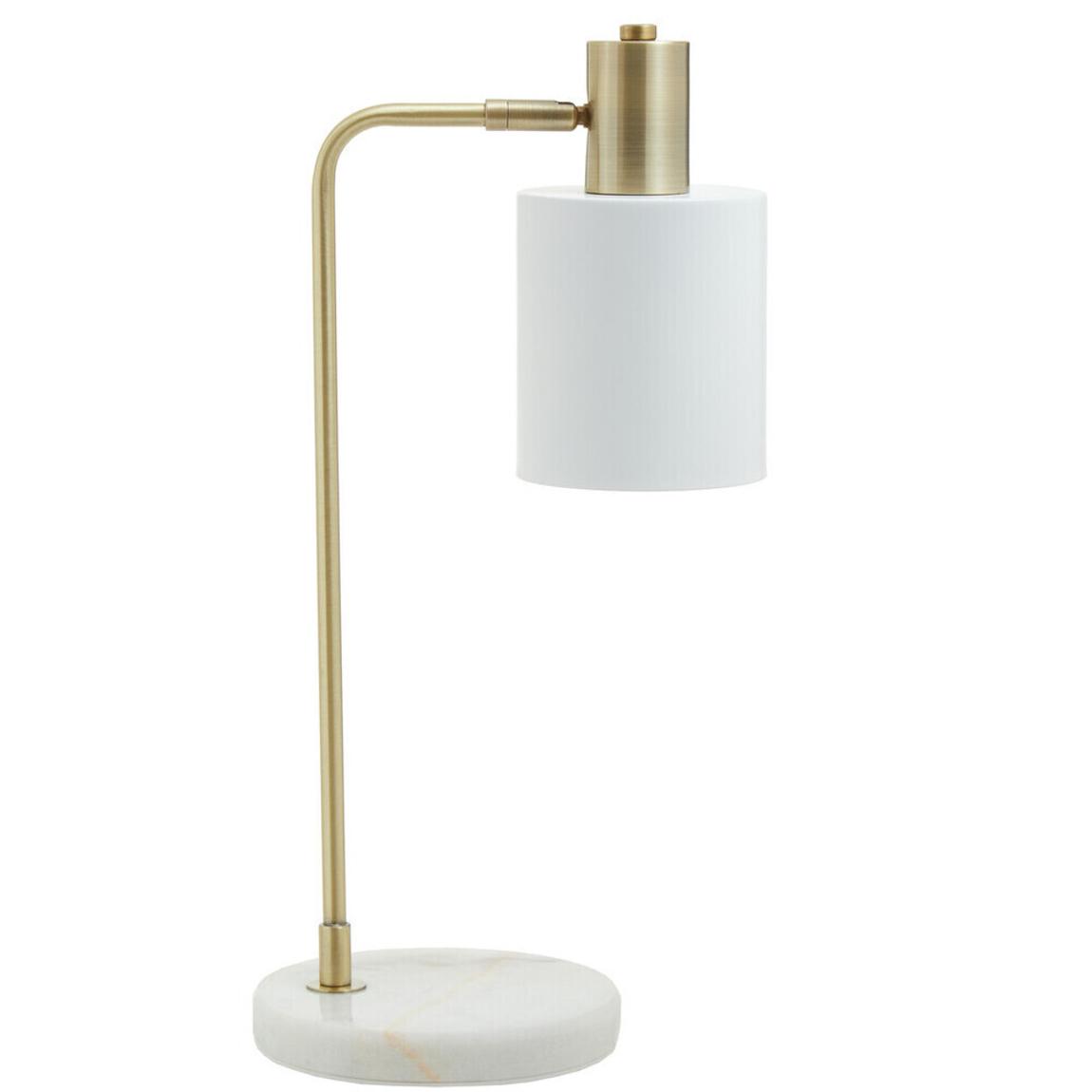 Newton White Shade Desk Lamp main product photo