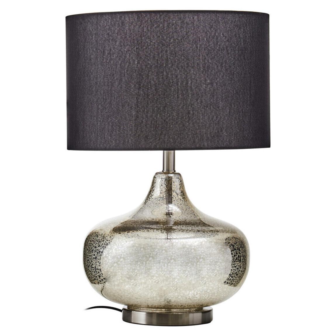 Luz Table Lamp With Black Linen Shade main product photo