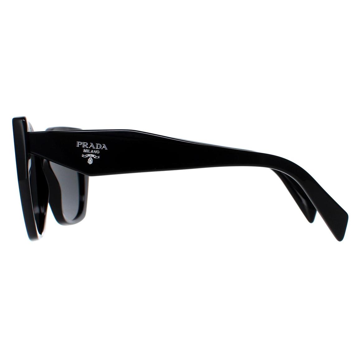 Prada Sunglasses PR19ZS 1AB5S0 Black Dark Grey main product photo