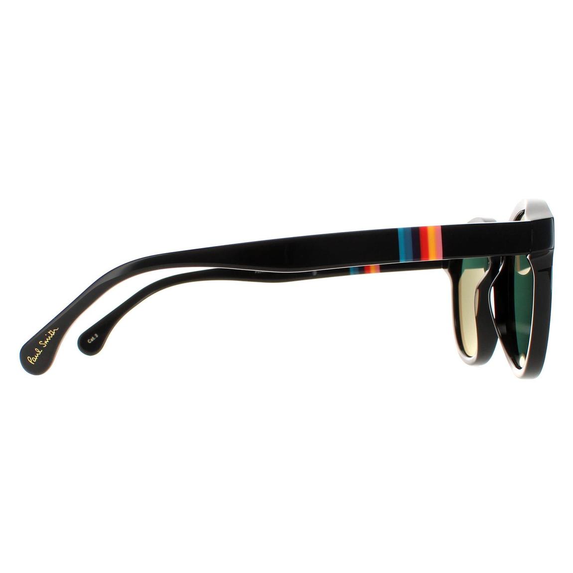 Paul Smith Sunglasses PSSN056 Deeley 01 Black Green Gradient main product photo