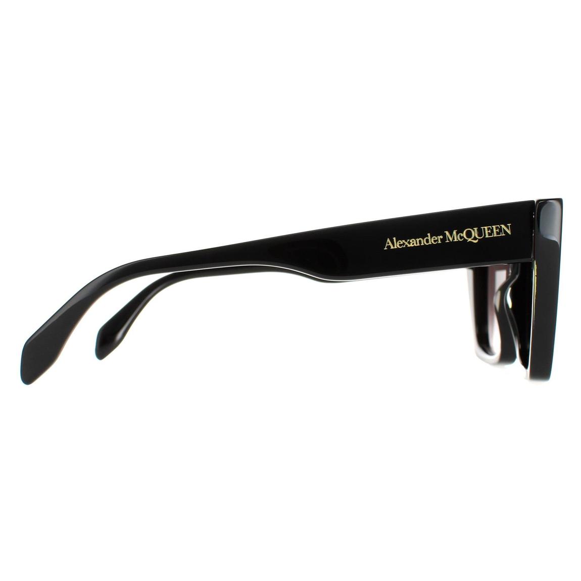 Alexander McQueen Sunglasses AM0299S 001 Black Grey main product photo