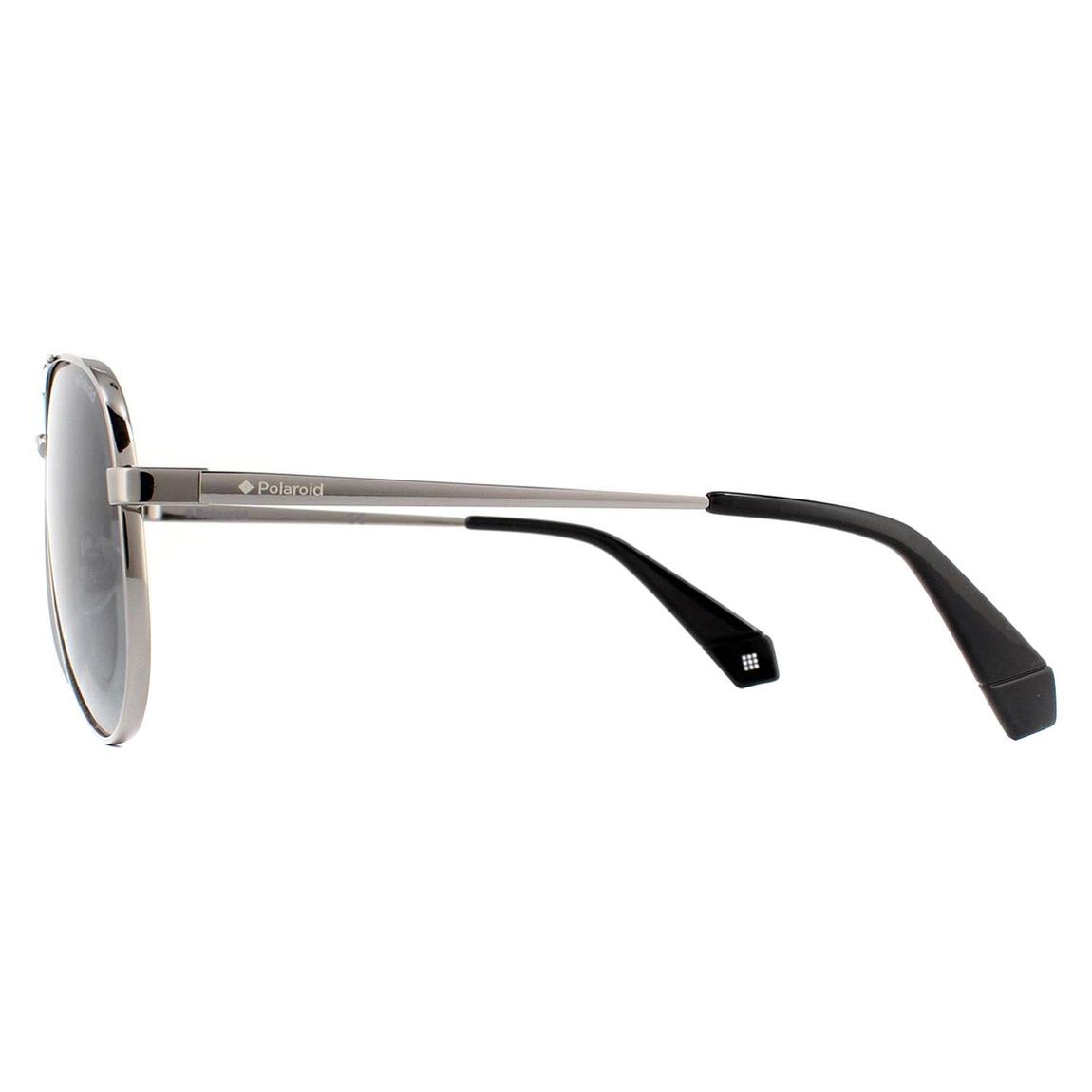 Polaroid Sunglasses PLD 6069/S/X 6LB WJ Ruthenium Grey Gradient Polarized main product photo