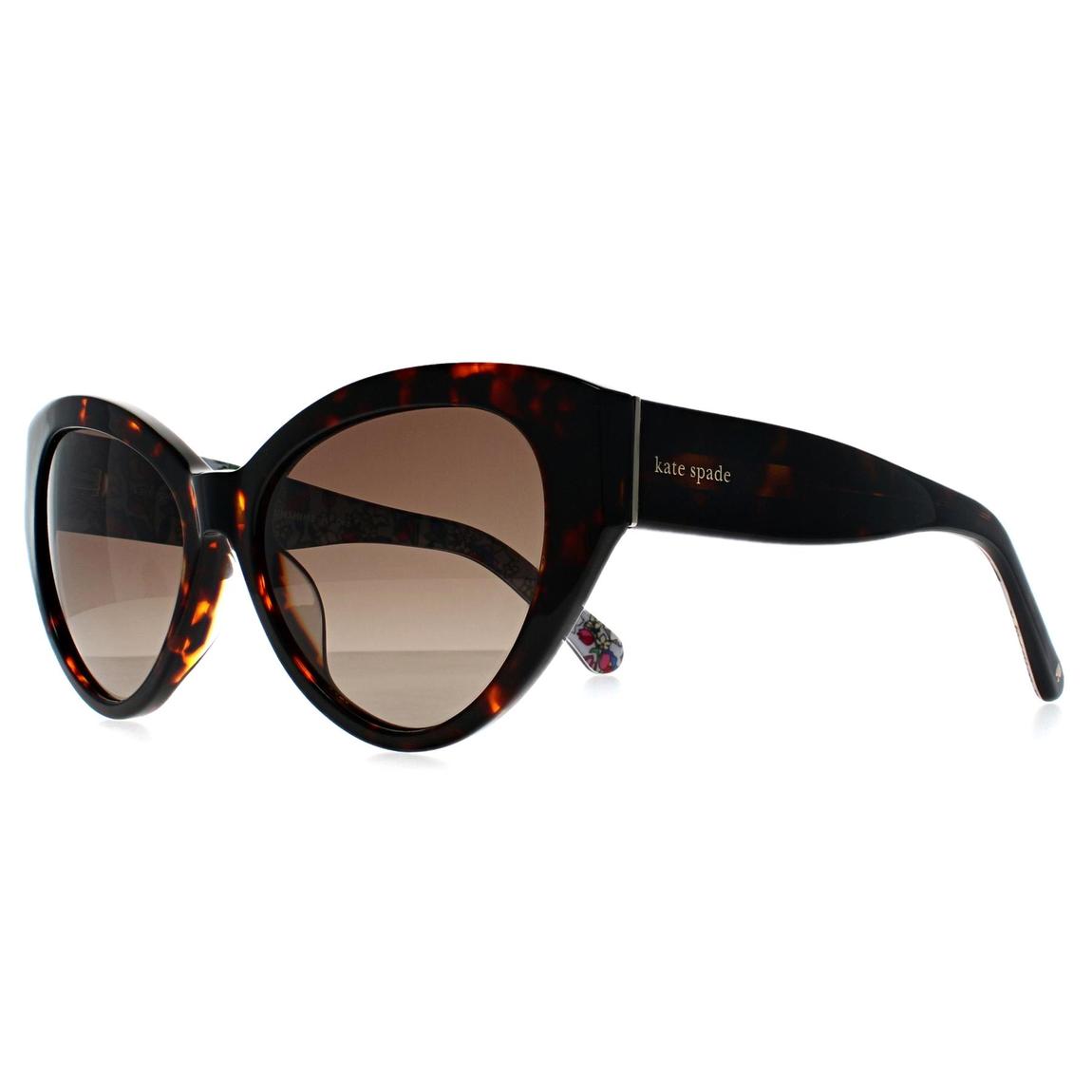 Kate Spade Sunglasses Paisleigh/S 086 HA Havana Brown Gradient main product photo