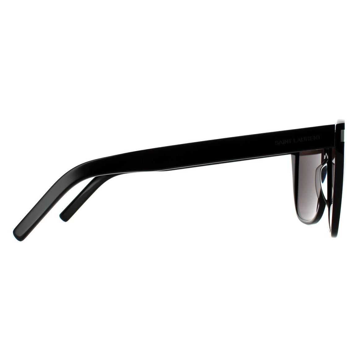 Saint Laurent Sunglasses SL 1 SLIM 001 Black Grey Smoke main product photo