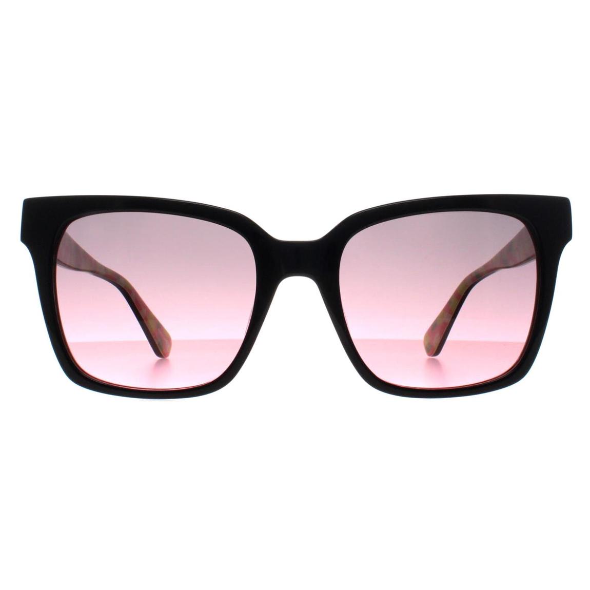Kate Spade Sunglasses Harlow/G/S 807 FF Black Gray Fuchsia main product photo