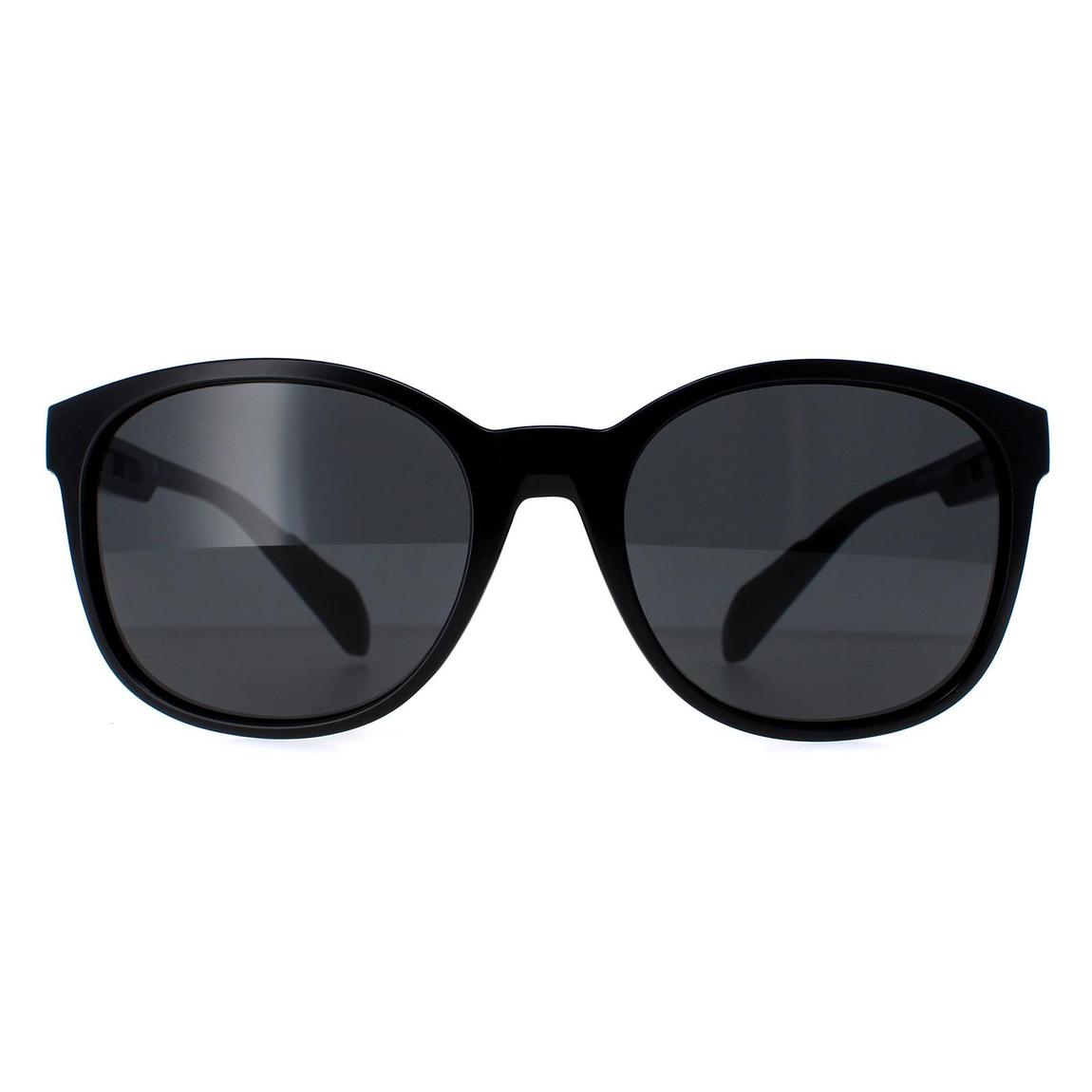 Adidas Sunglasses SP0011 01A Shiny Black Contrast Grey main product photo