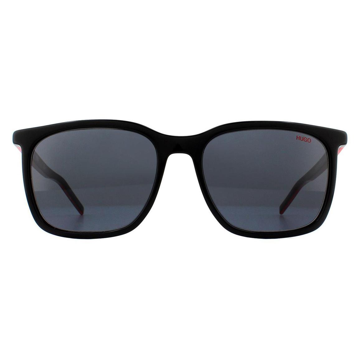 Hugo by Hugo Boss Sunglasses HG 1027/S OIT IR Black Red Grey main product photo