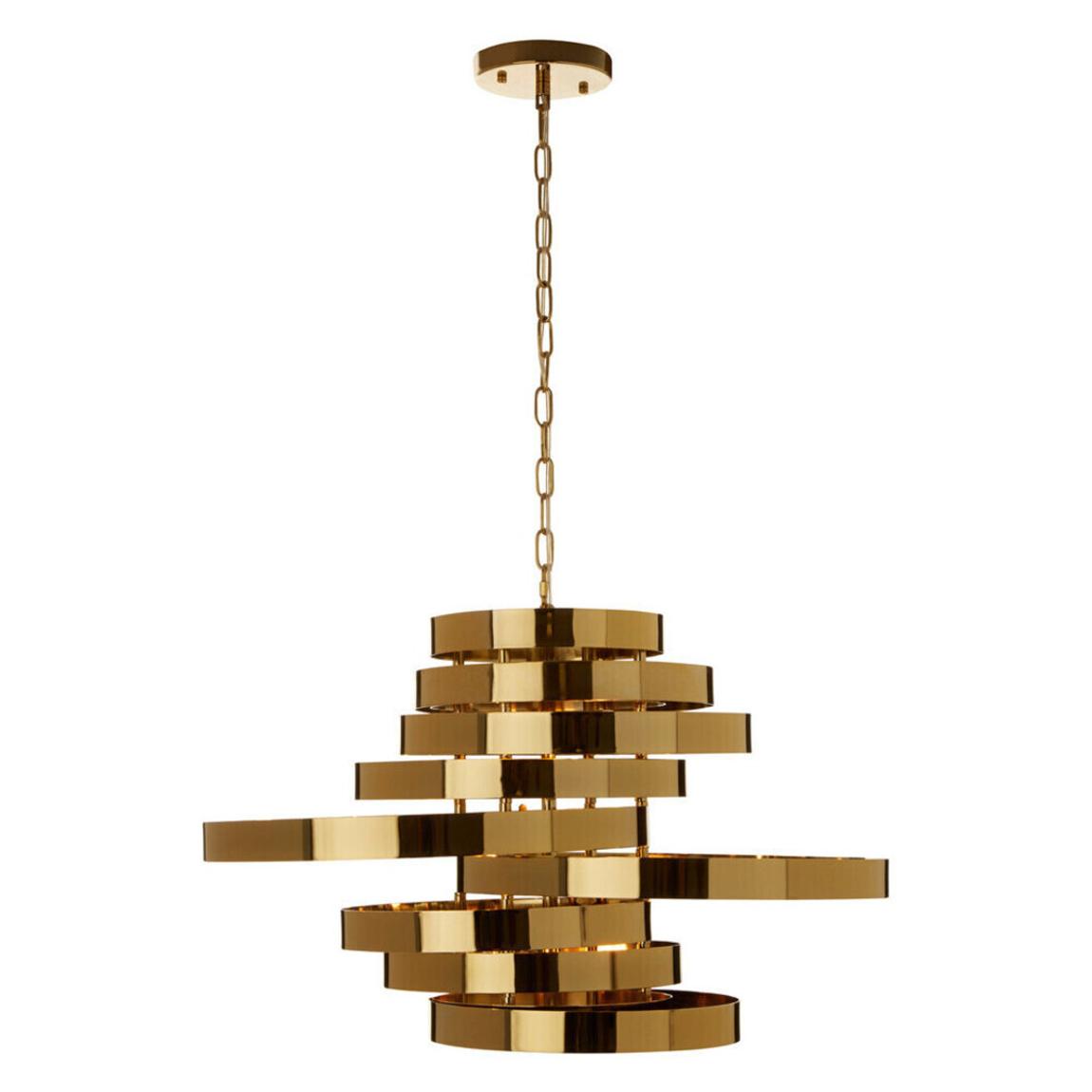 Alana 5 Bulb Gold Finish Pendant Lamp main product photo