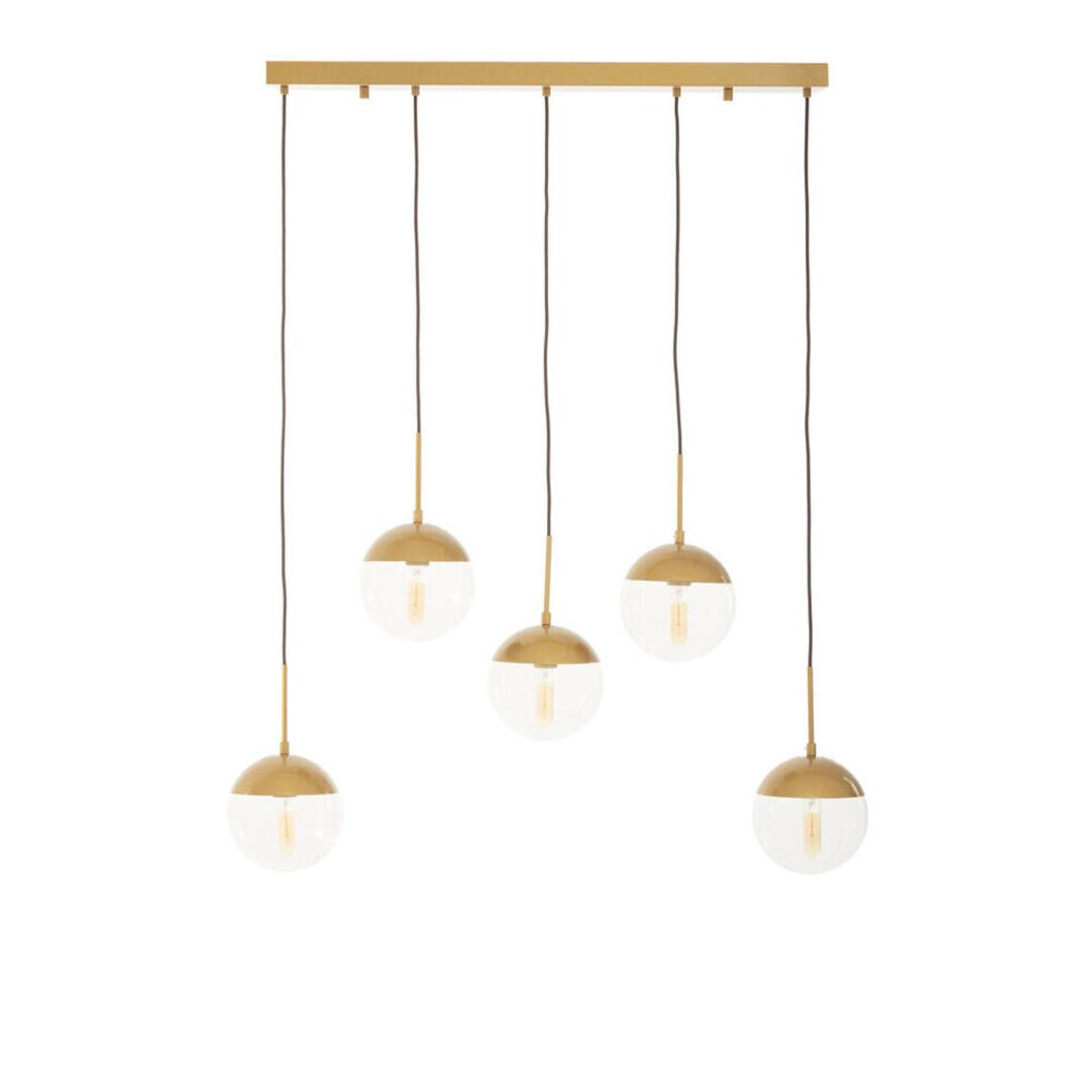 Revive Gold Finish Glass Shades Pendant Light main product photo