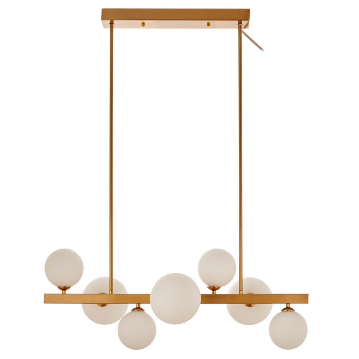 Abira Bronze 7 Light Pendant Lamp main product photo