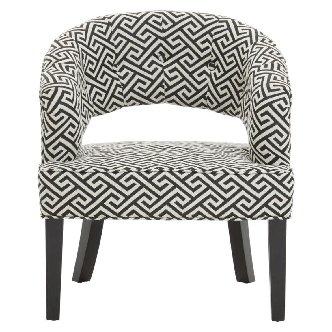 Regents Park Greek Key design Cutout Lounge Chair main product photo