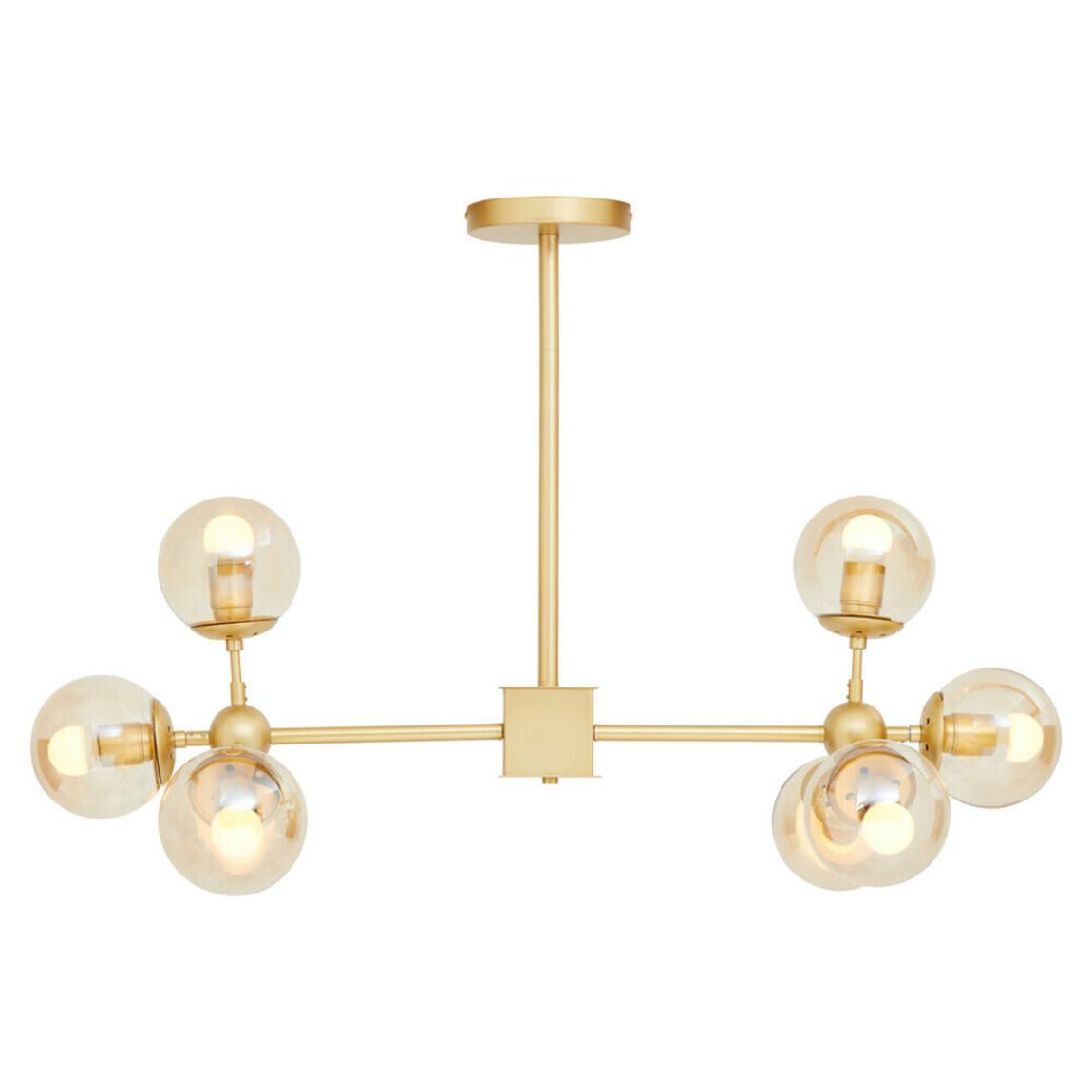 Abira Gold 8 Arm Pendant Light main product photo