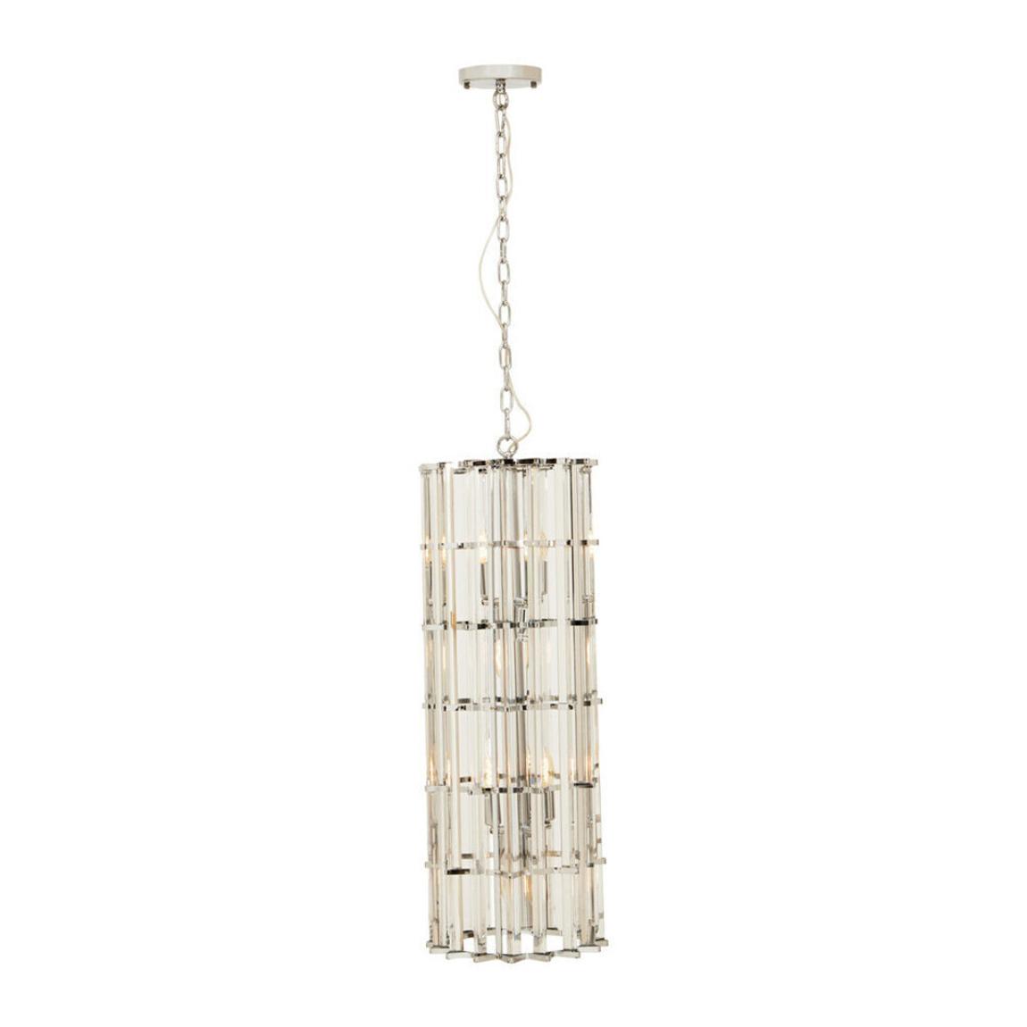 Karli Glass And Chrome Finish Vertical Light main product photo