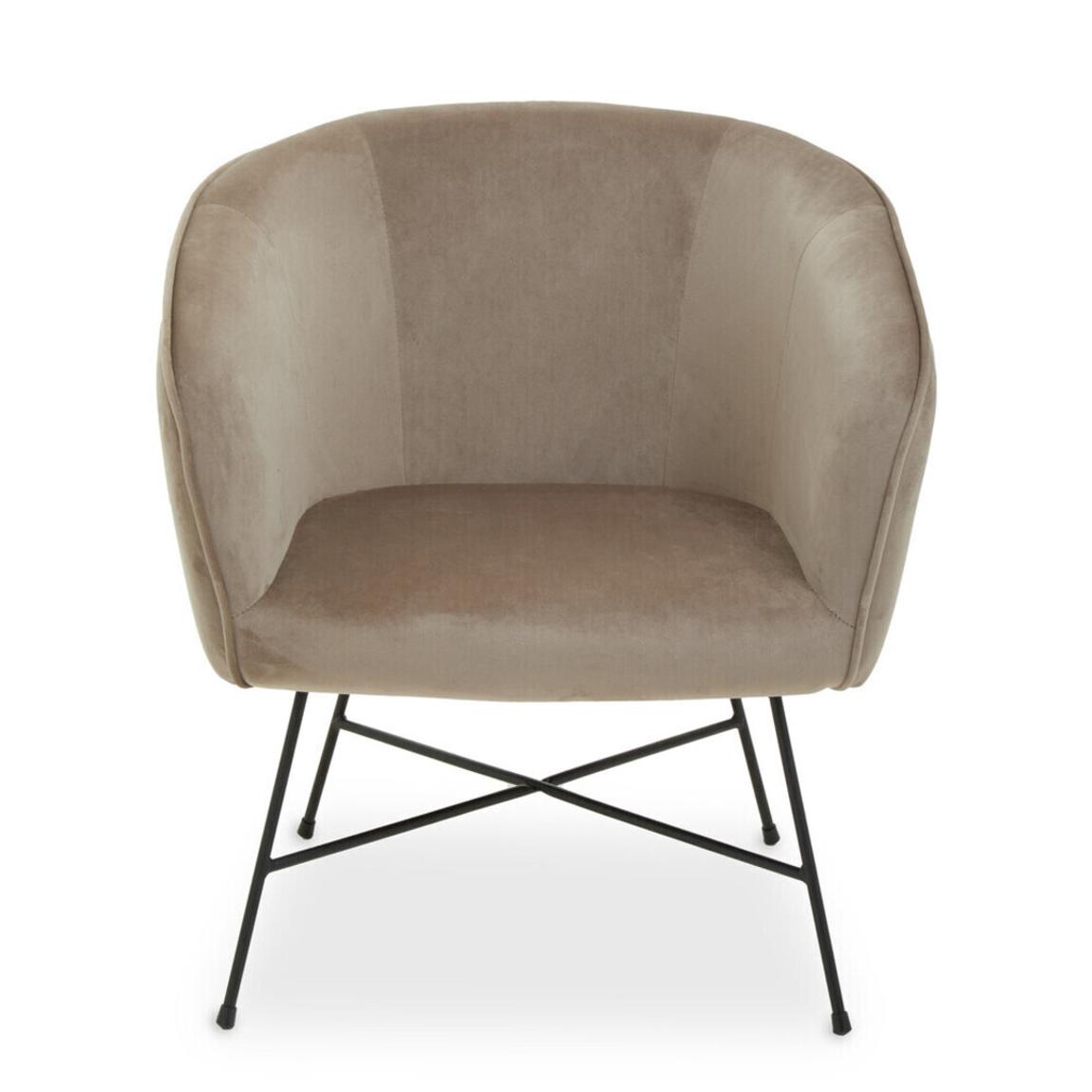 Stockholm Mink Velvet Chair main product photo