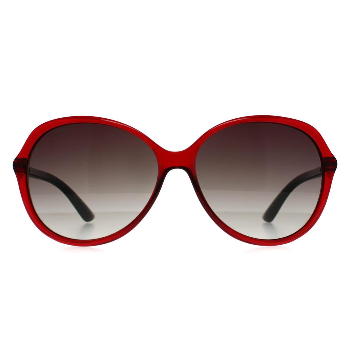 Seksy Sunglasses N2809 B Transparent Burgundy Smoke Gradient main product photo