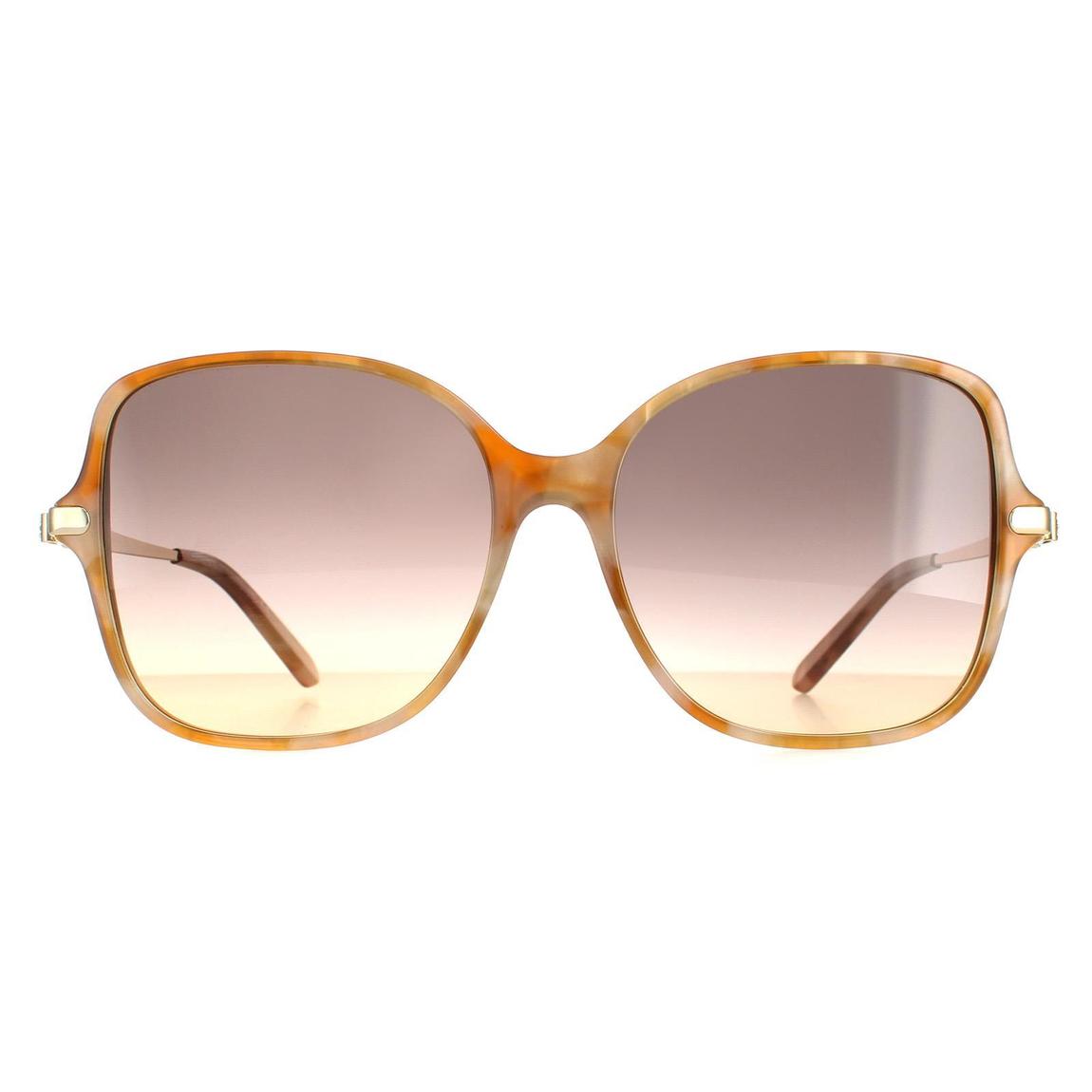 Salvatore Ferragamo Sunglasses SF990SR 218 Blonde Havana Grey Gradient main product photo