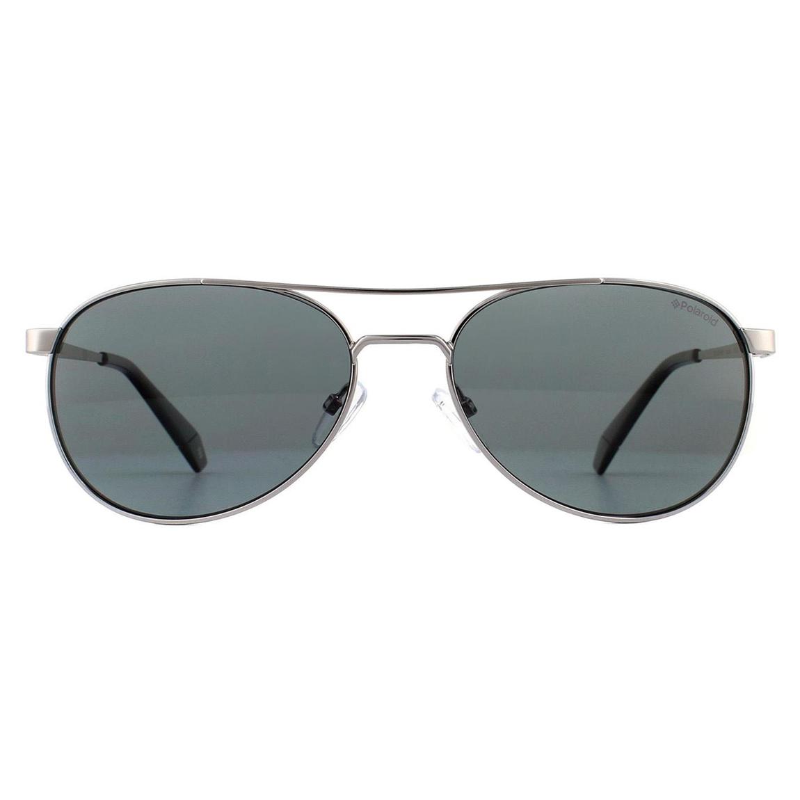 Polaroid Sunglasses PLD 6070/S/X 6LB M9 Ruthenium Grey Polarized main product photo