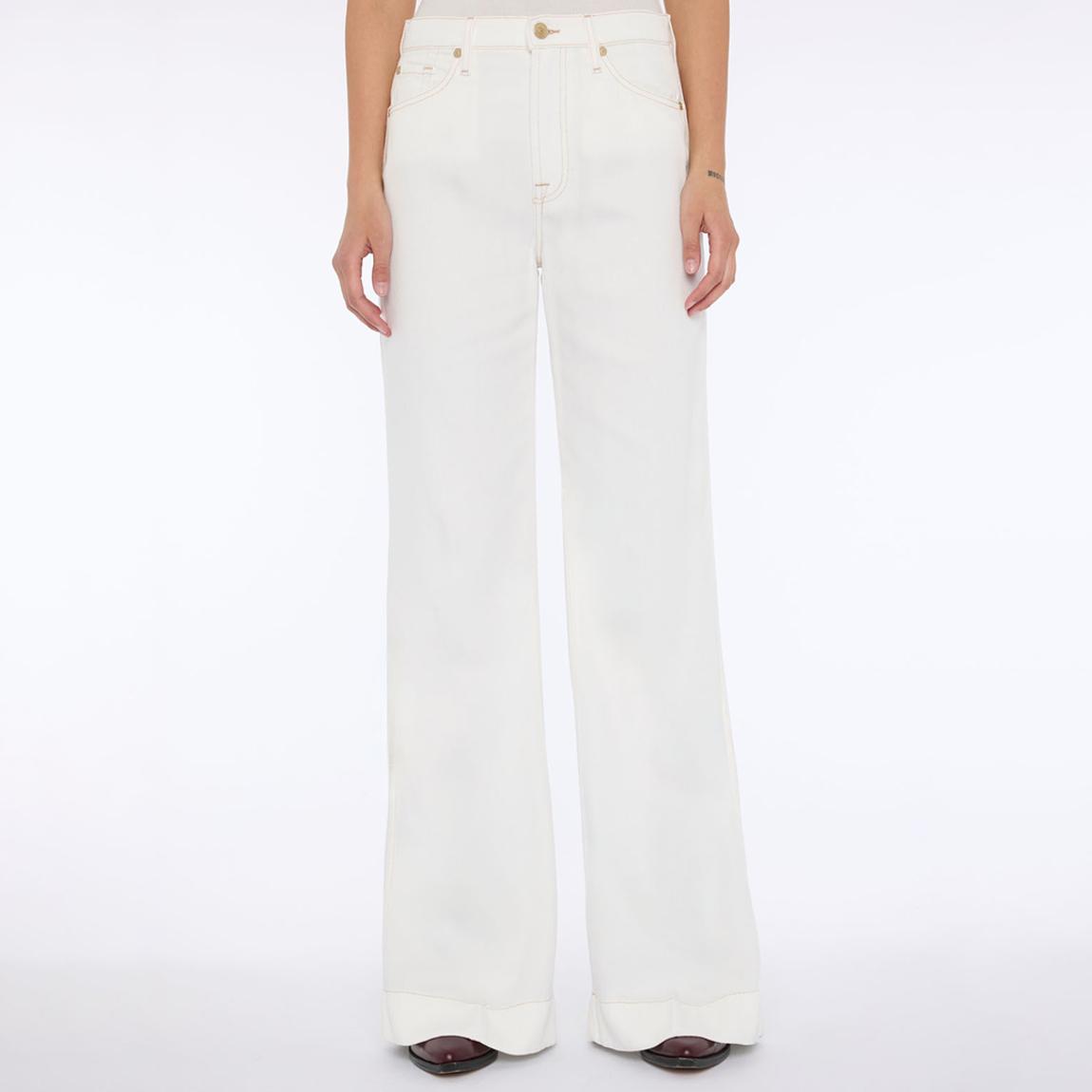White Modern Dojo Tailorless Jeans main product photo