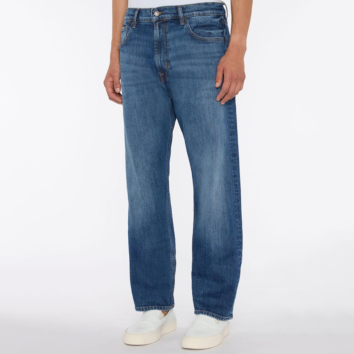 Dark Blue Modern Straight Revival Jeans main product photo