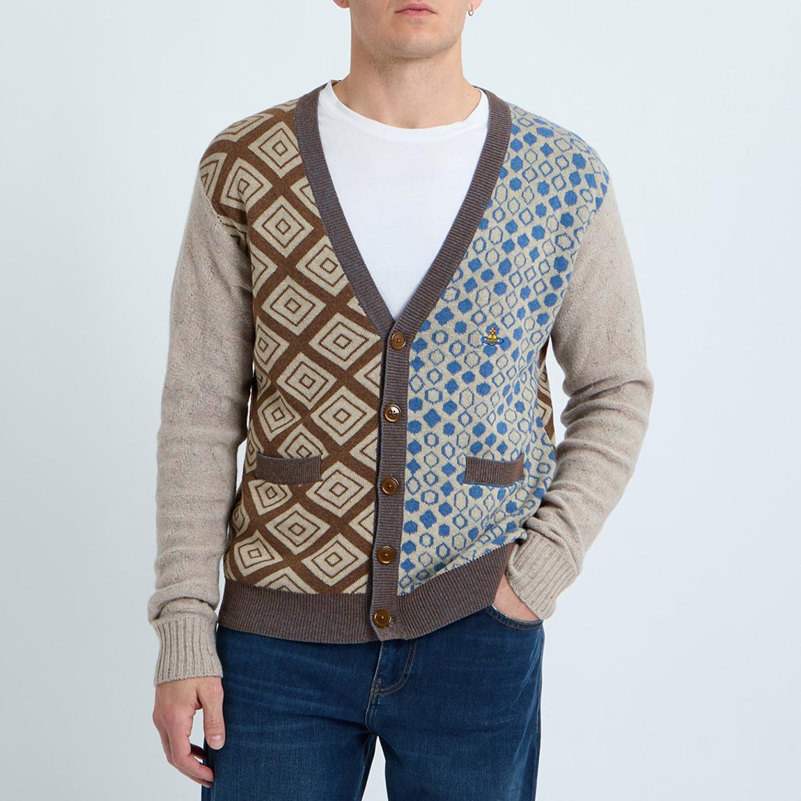 Argyle Vivienne Westwood Cardigan Sale Maison Margiela Wool Blend