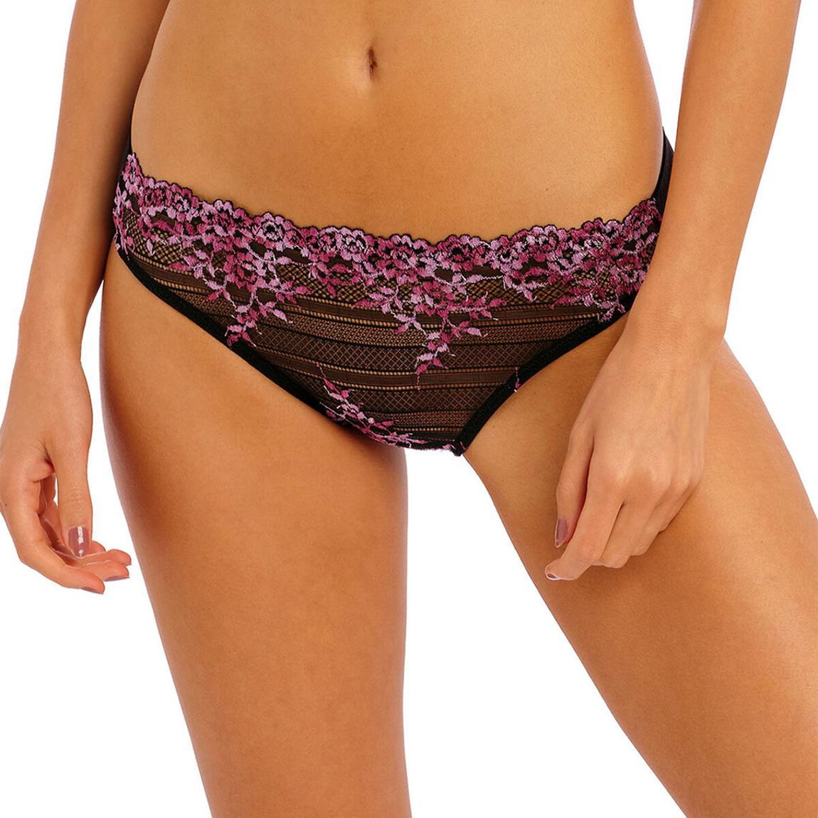 Black/Multi Embrace Lace Bikini Brief main product photo