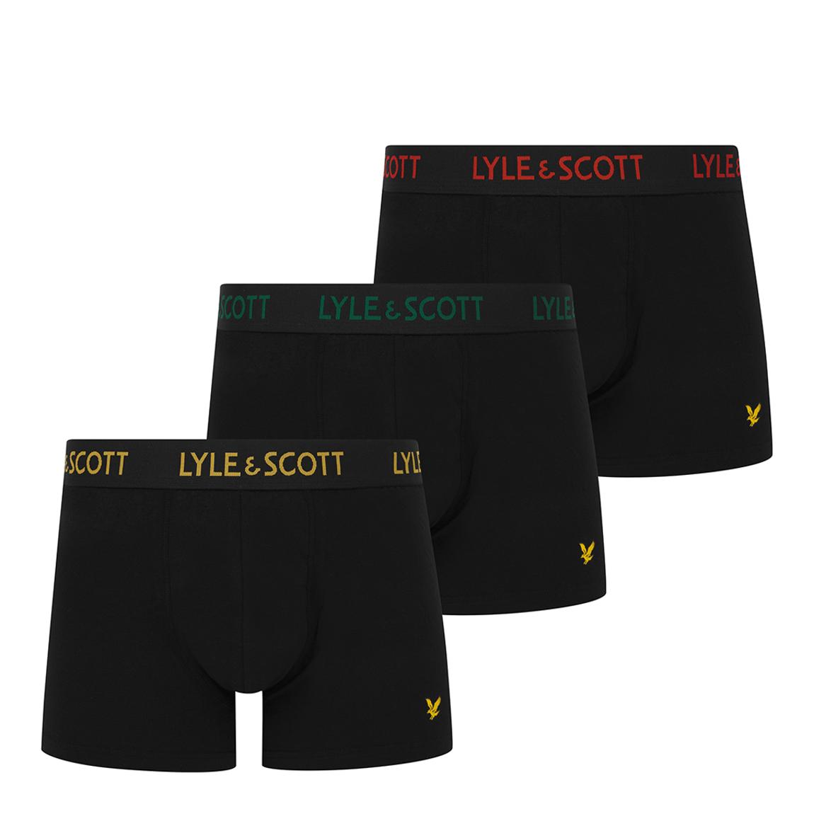 Barclay Black Multi Text Waistbands Underwear main product photo