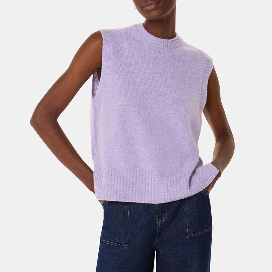 Lilac Sleeveless Wool Tank  main product photo