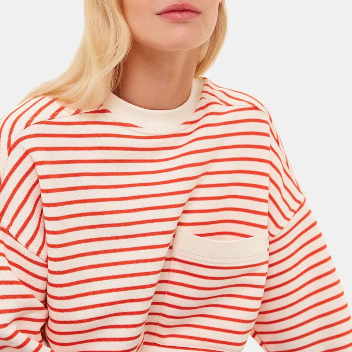 Red/Multi Striped Top main product photo