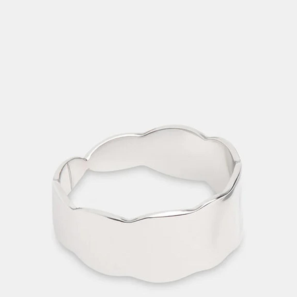 Silver Scalloped Edge Ring main product photo