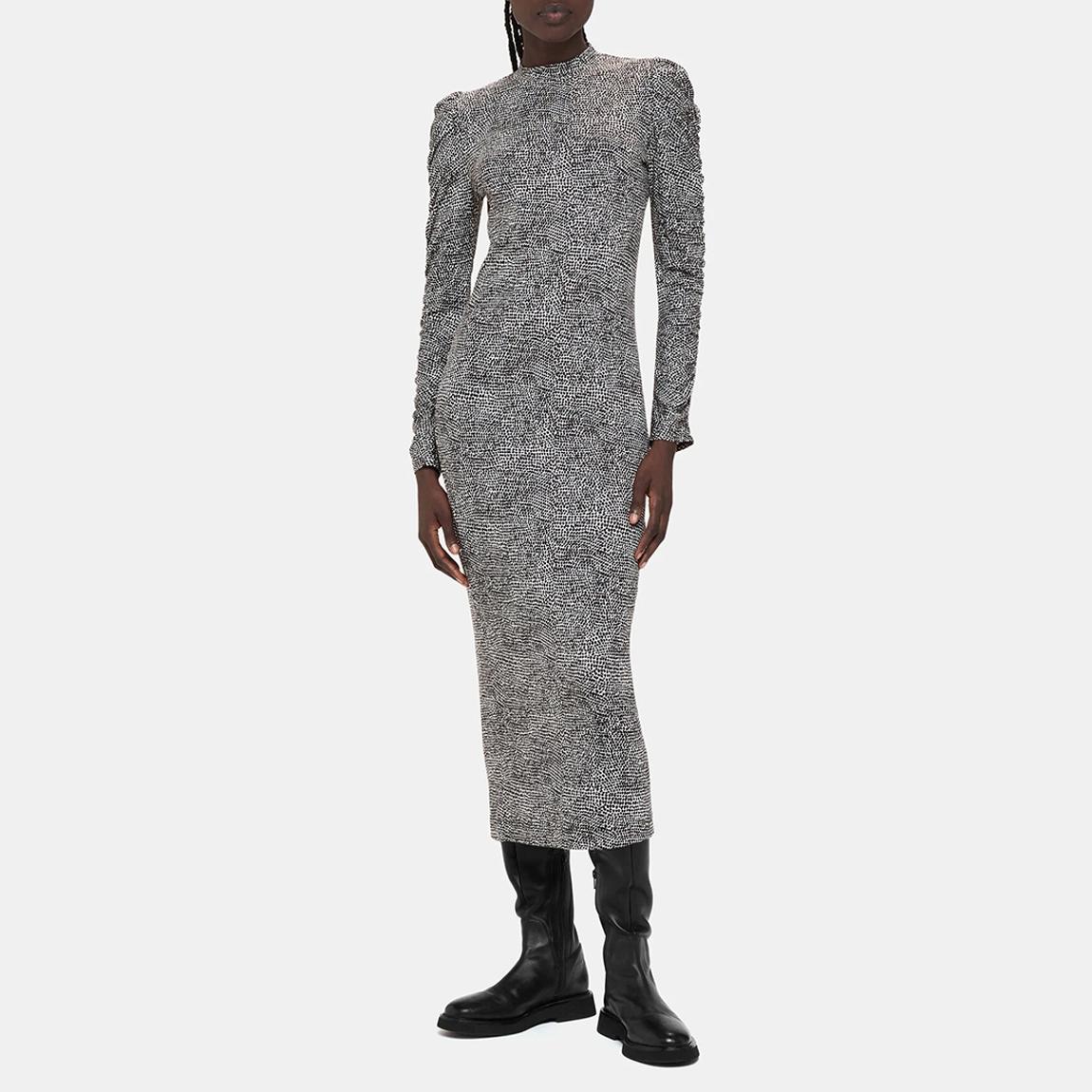 Grey Spec Pebble Spot Jersey Dress main product photo