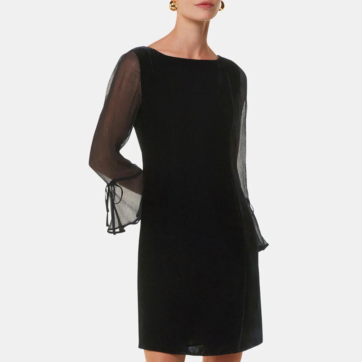 Black Myla Velvet Mini Dress main product photo